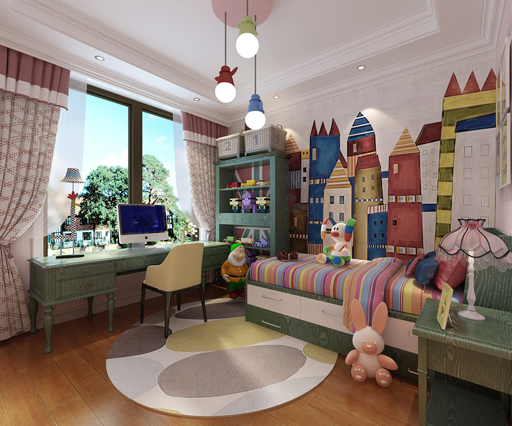 上海别墅设计公司:儿童房间装修的4个要点