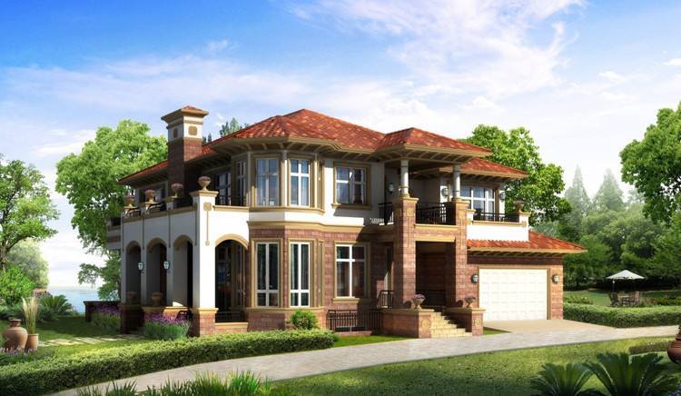 东海御庭别墅装修计效果图-星杰别墅装修