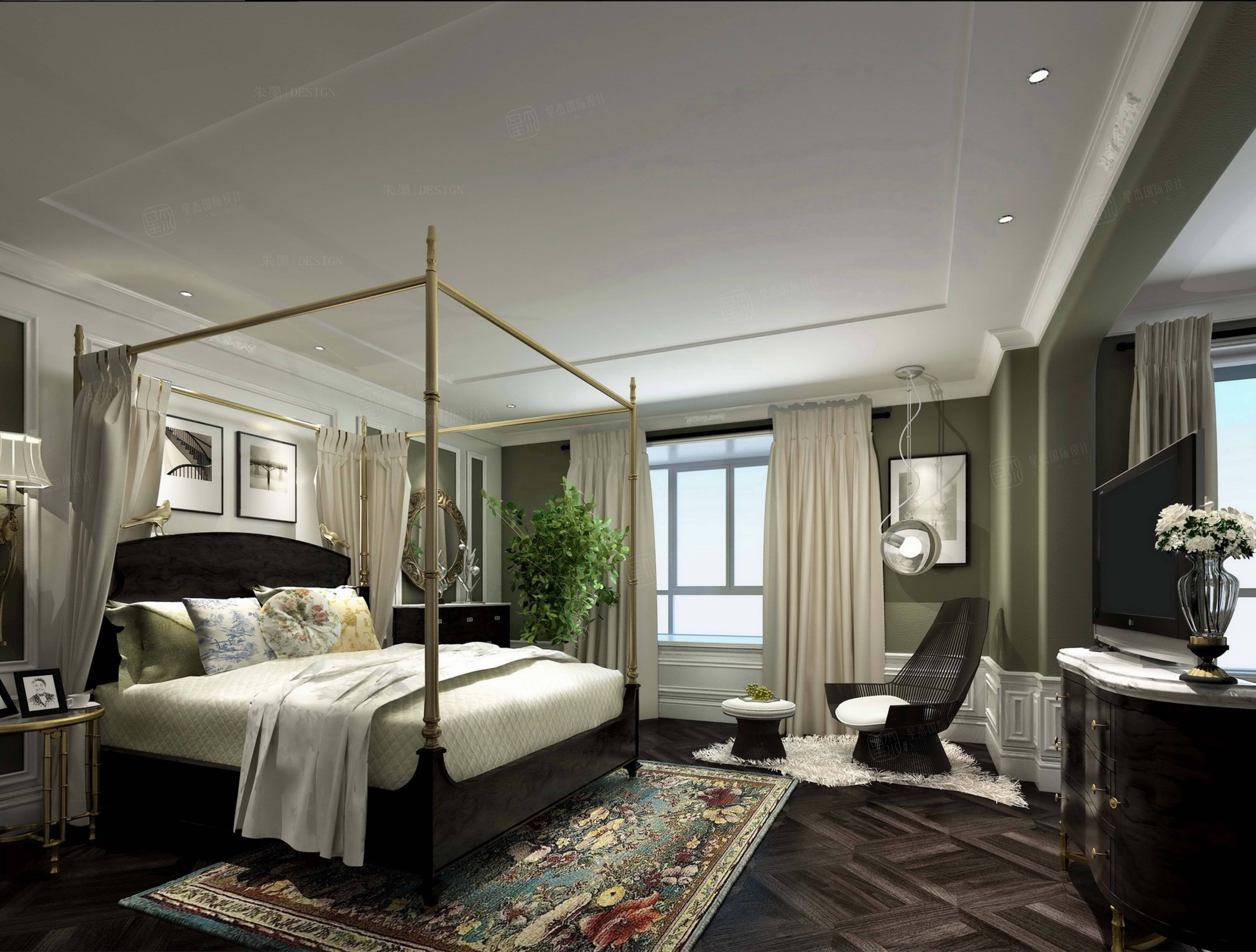 金科王府_安逸,舒适装修卧室效果图