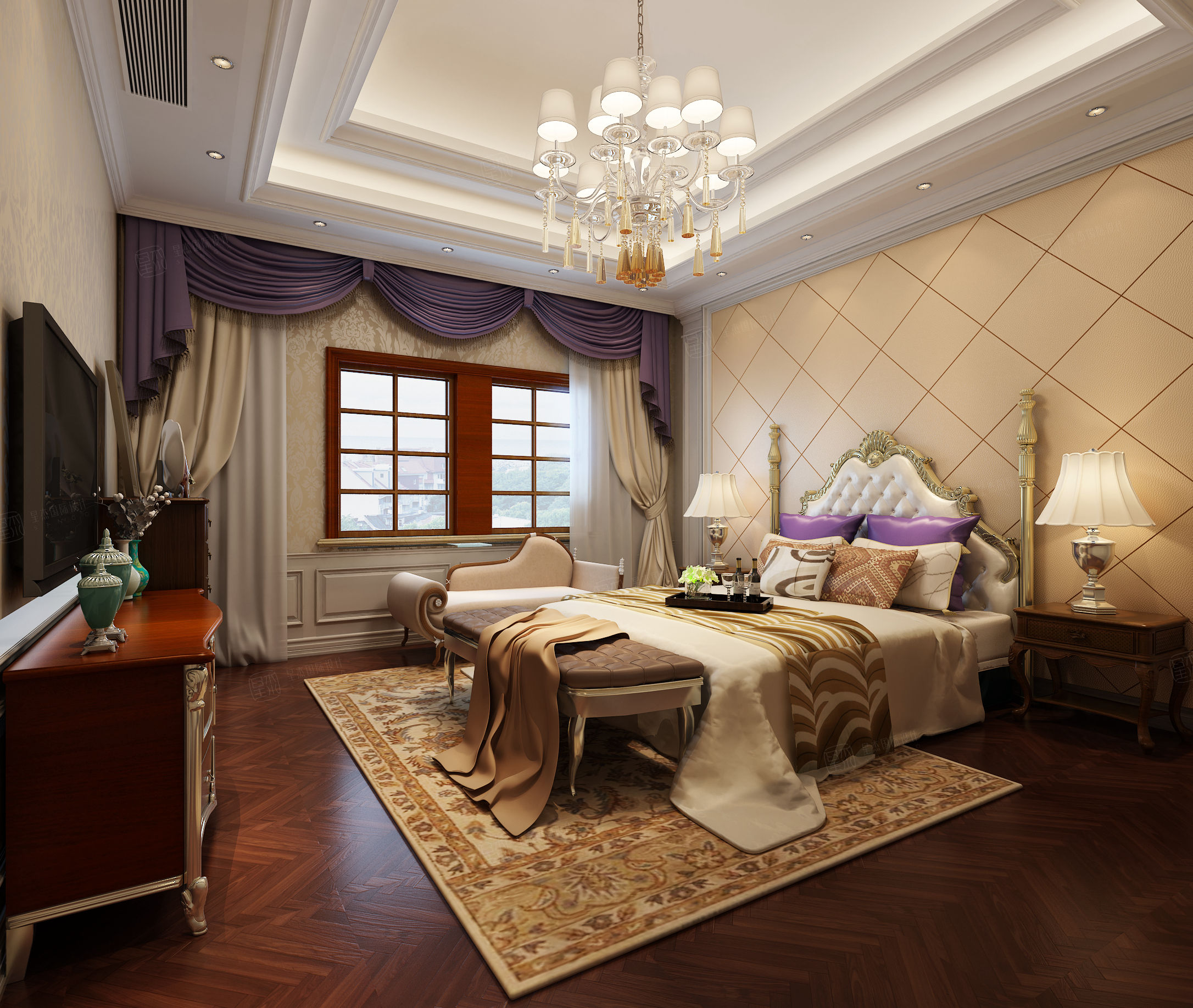 效果图_500~800﹐ 独栋别墅 别墅 装修价格费用-杭州星杰别墅装修公司