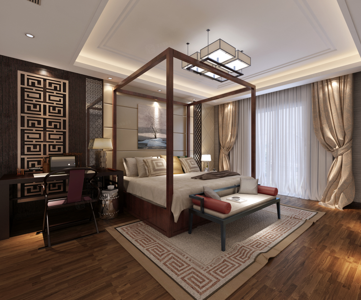 都怀着浓浓的中式情节,儿子喜欢loft灰色调.