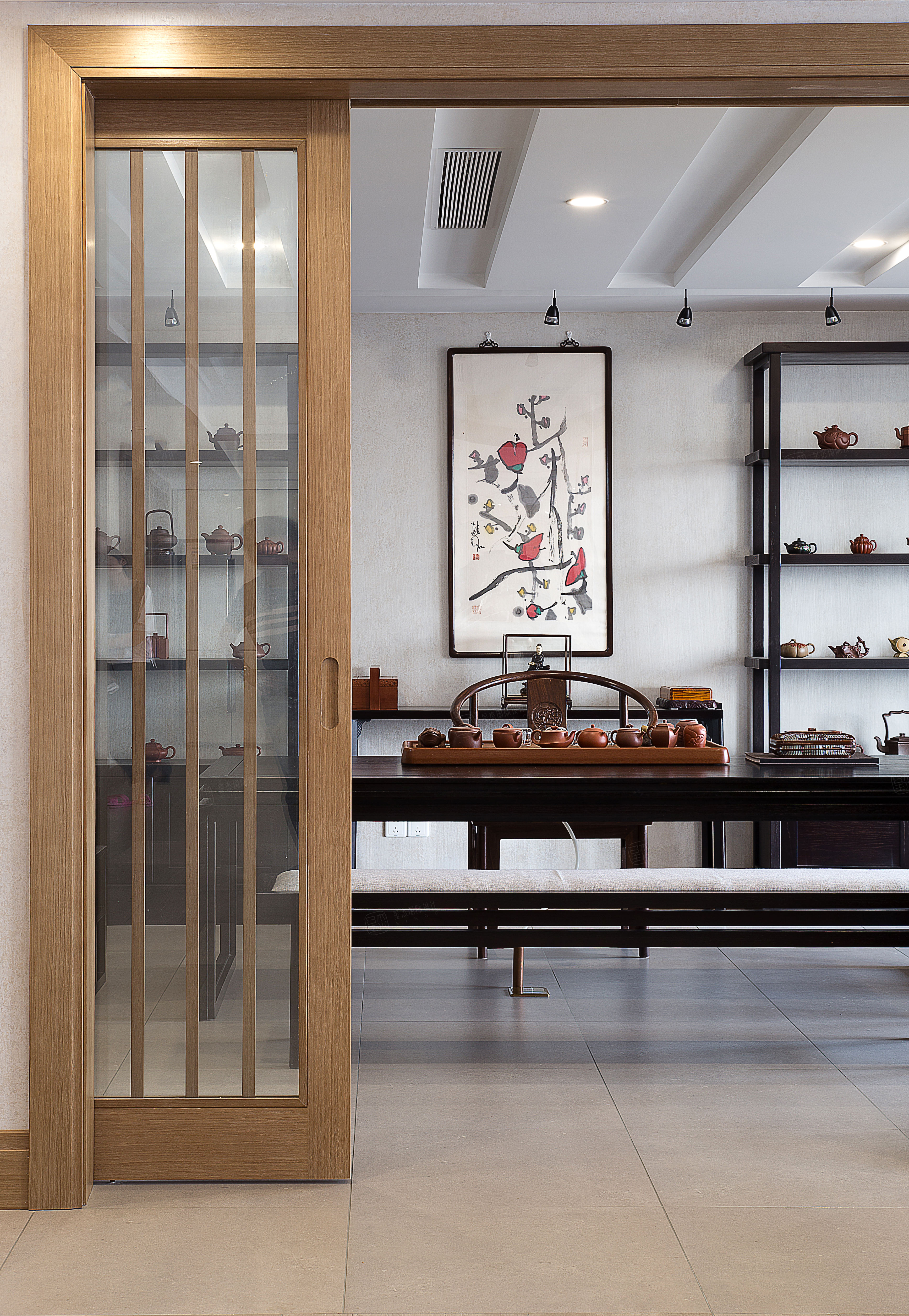 中式——侨馨人家装修茶室效果图