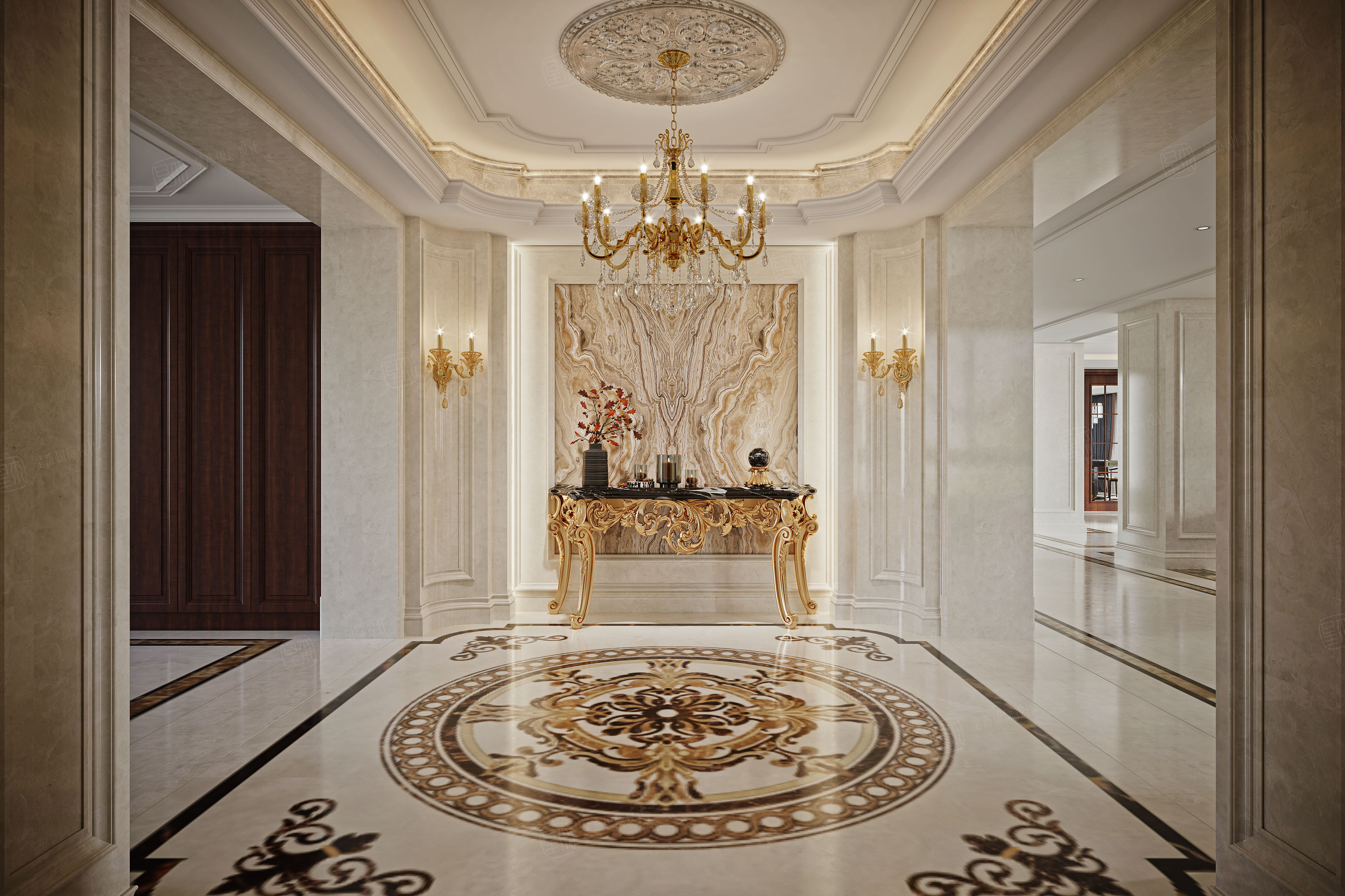 蓝堡别墅 欧式装修效果图