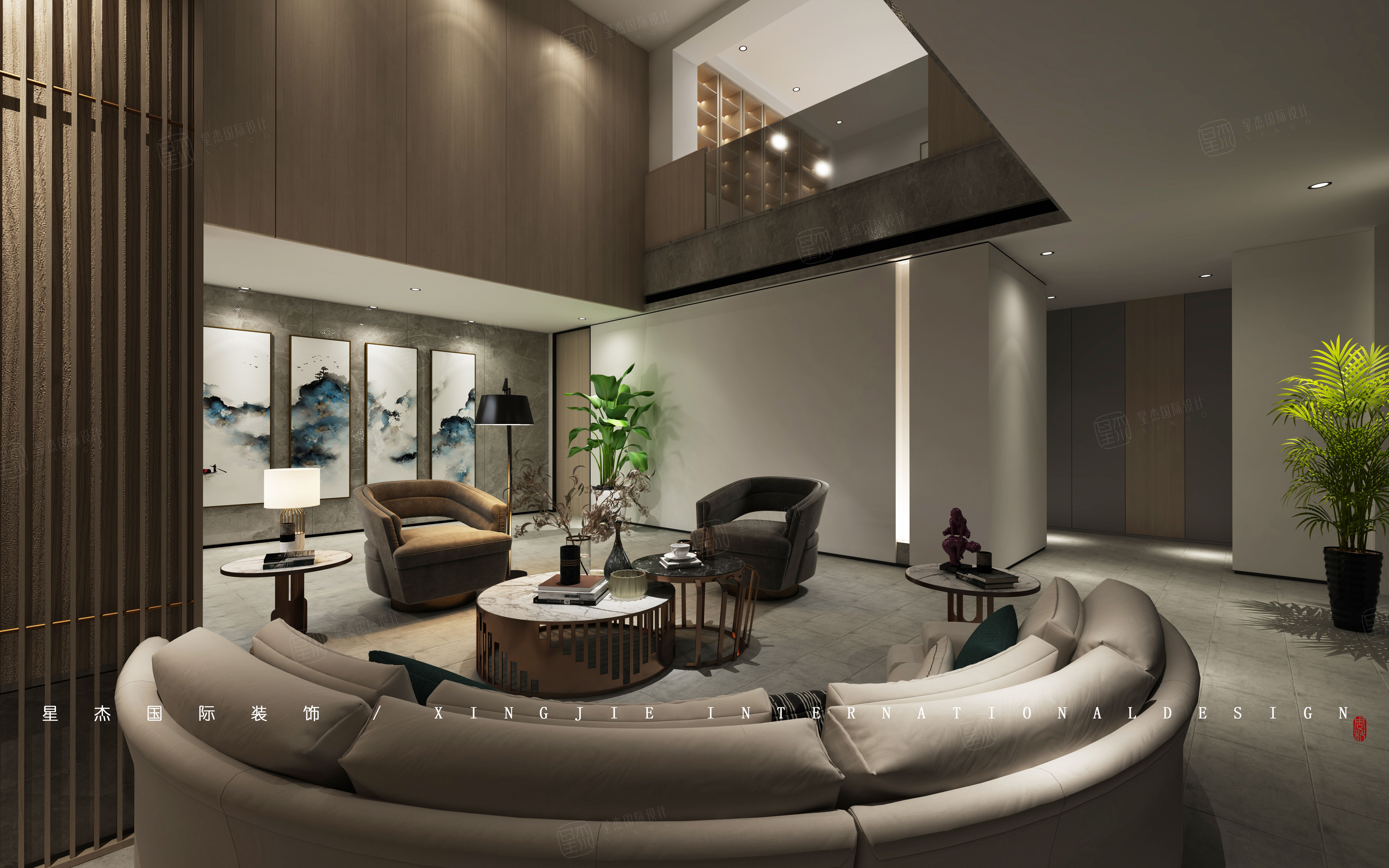 上海桃花源装修效果图_独栋别墅装修价格费用-上海星杰别墅装修公司