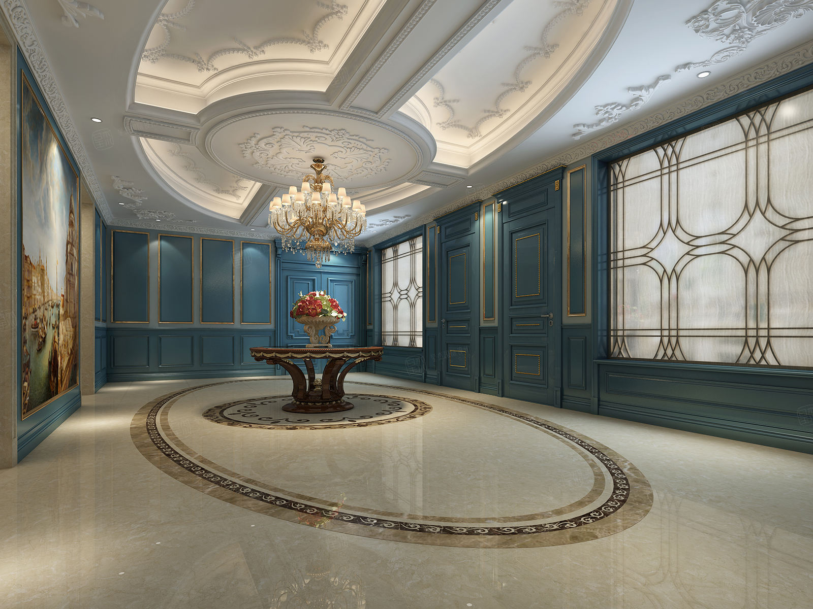 精选案例私人会所_法式设计