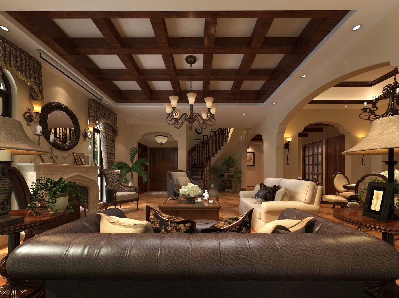 华伟_扬中-西班牙装修效果图