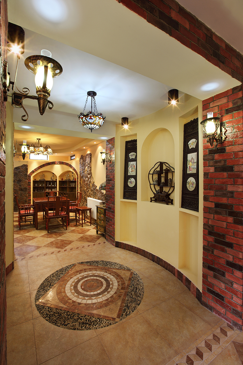 保利叶上海实景 西班牙风格装修效果图