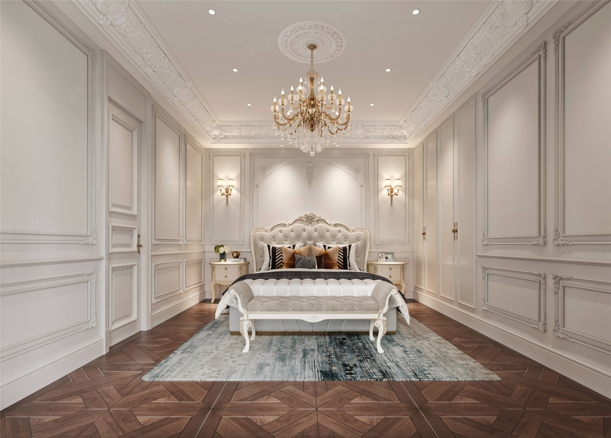 鹏欣一品漫城 法式新中式 装修效果图_800㎡以上 别墅 装修价格费用