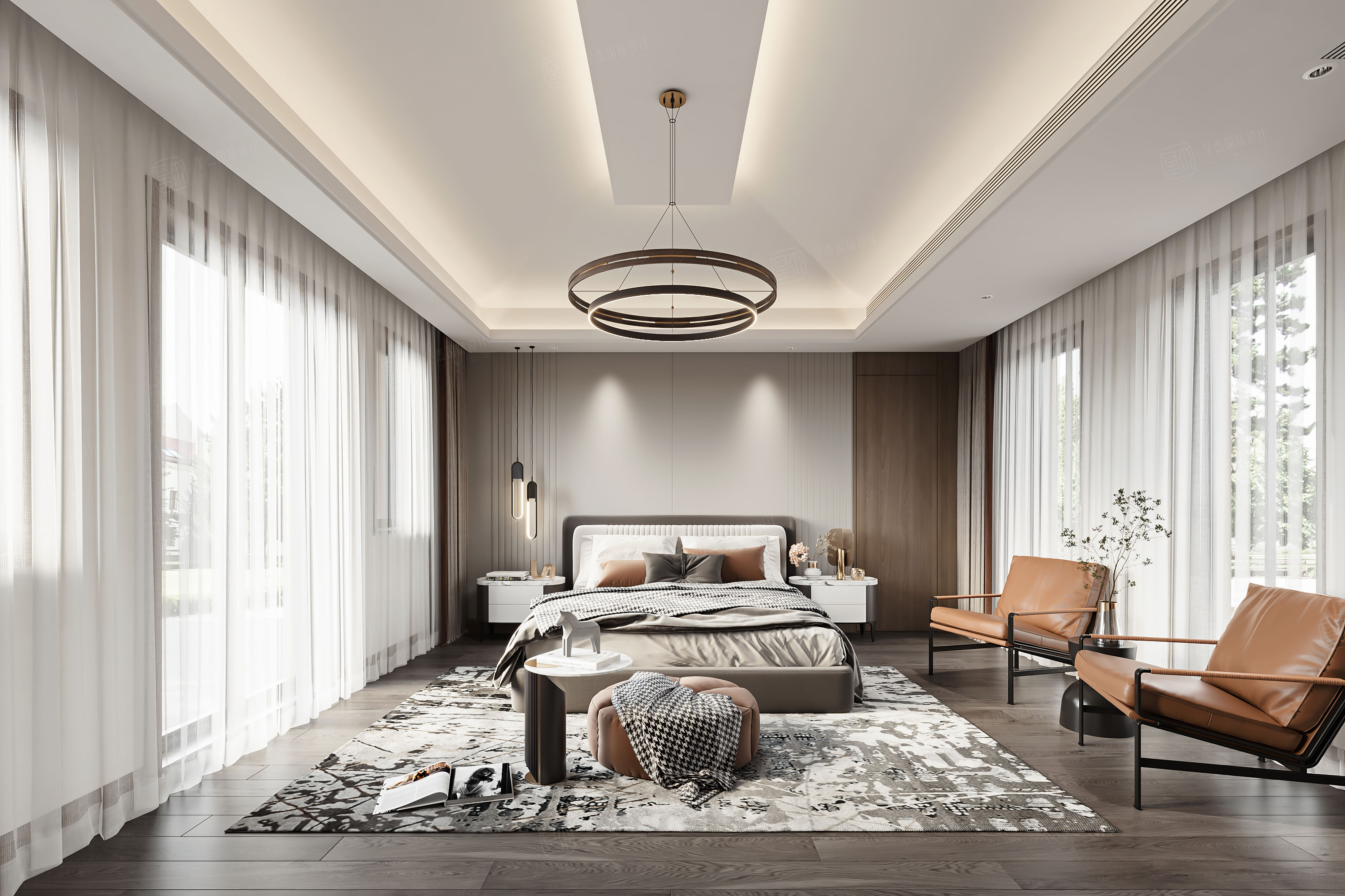 昆仑府 轻奢装修效果图