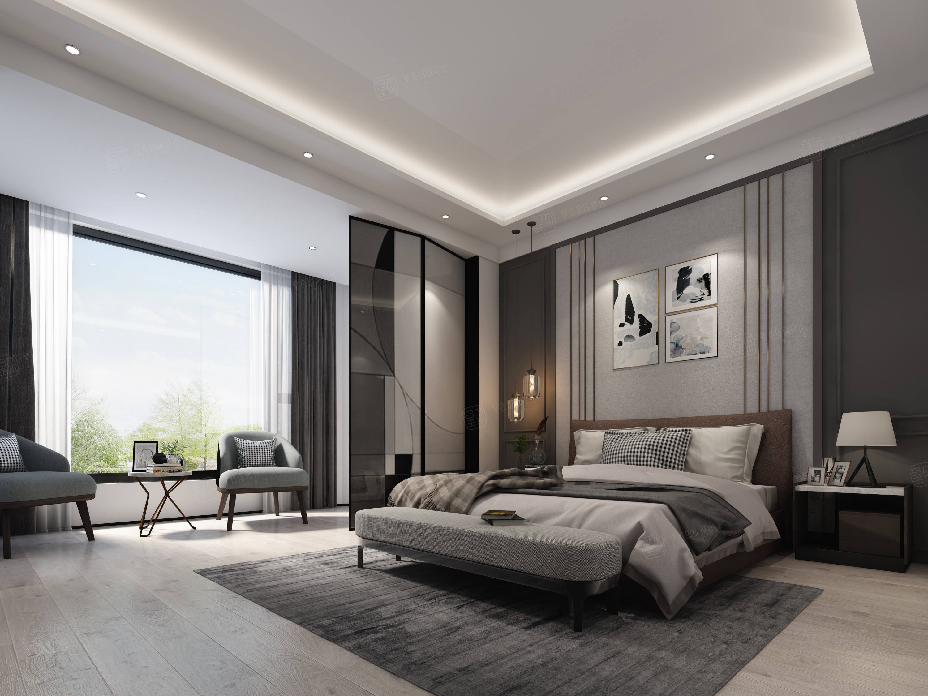 香水湾 现代轻奢装修效果图