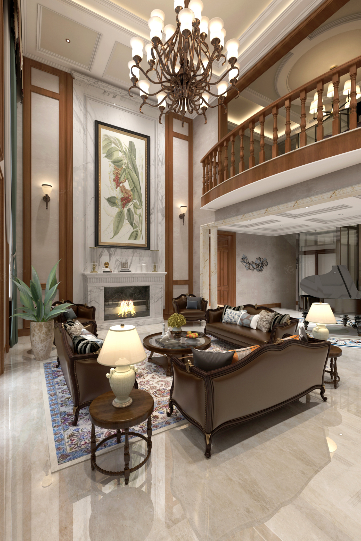 象山墅院独栋别墅装修-美式,新中式,混搭别墅装修价格