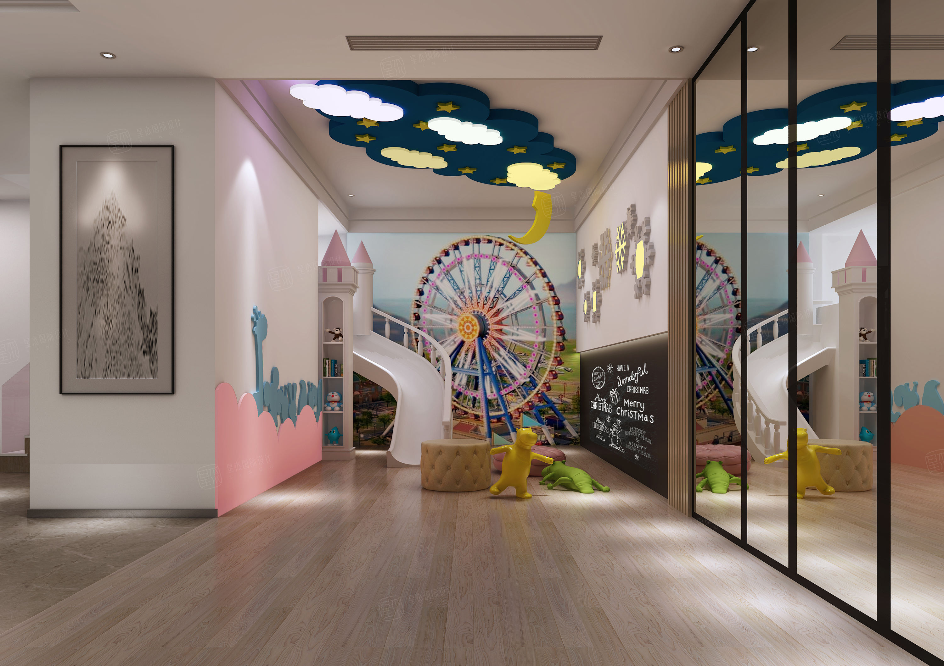 独墅西岸_回归舒适装修儿童游乐区效果图