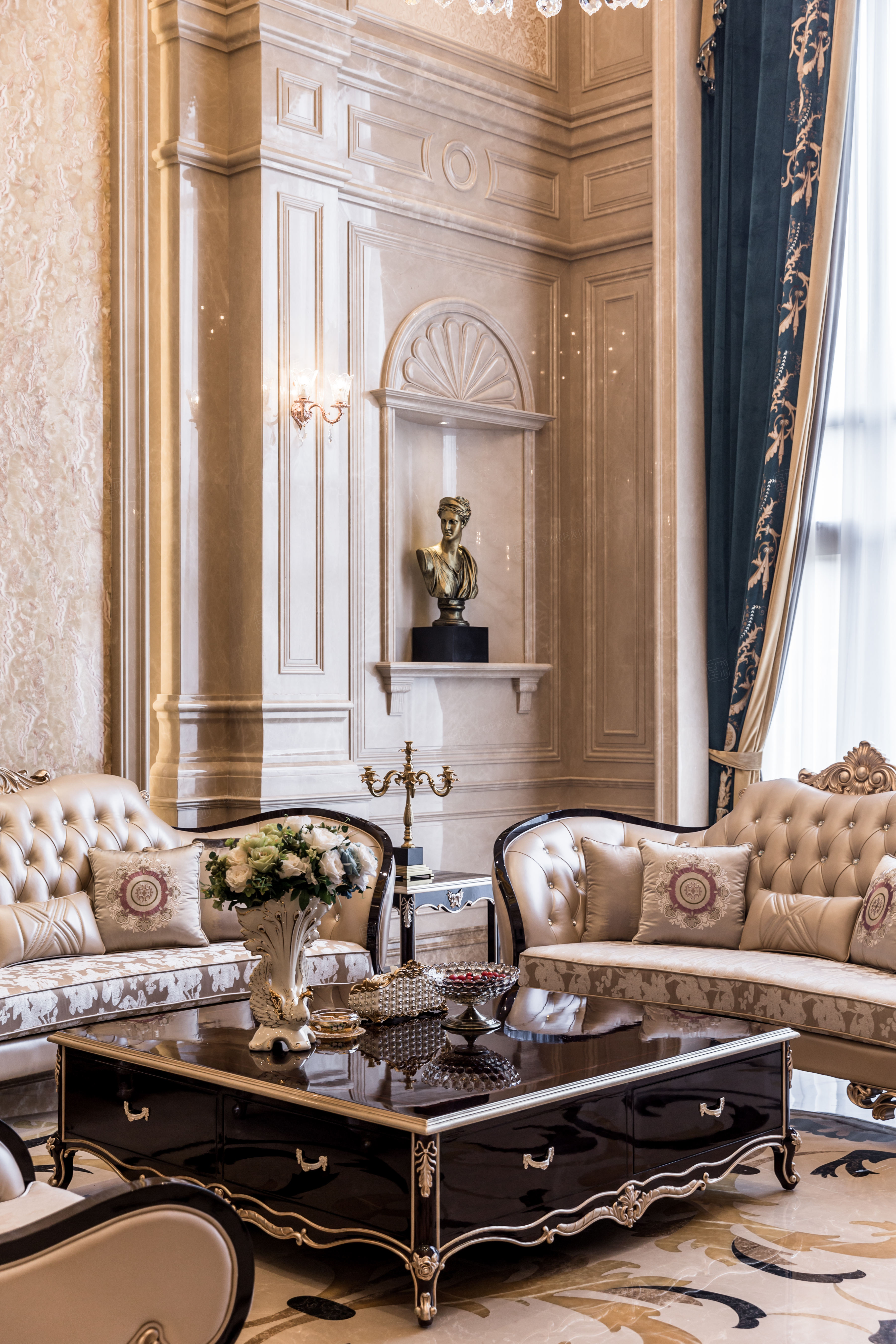 宝石公馆实景 欧式新古典装修效果图