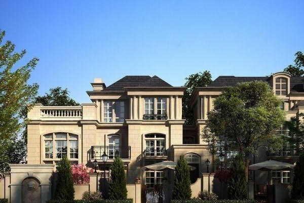绿地香颂别墅装修计效果图-上海星杰别墅装修
