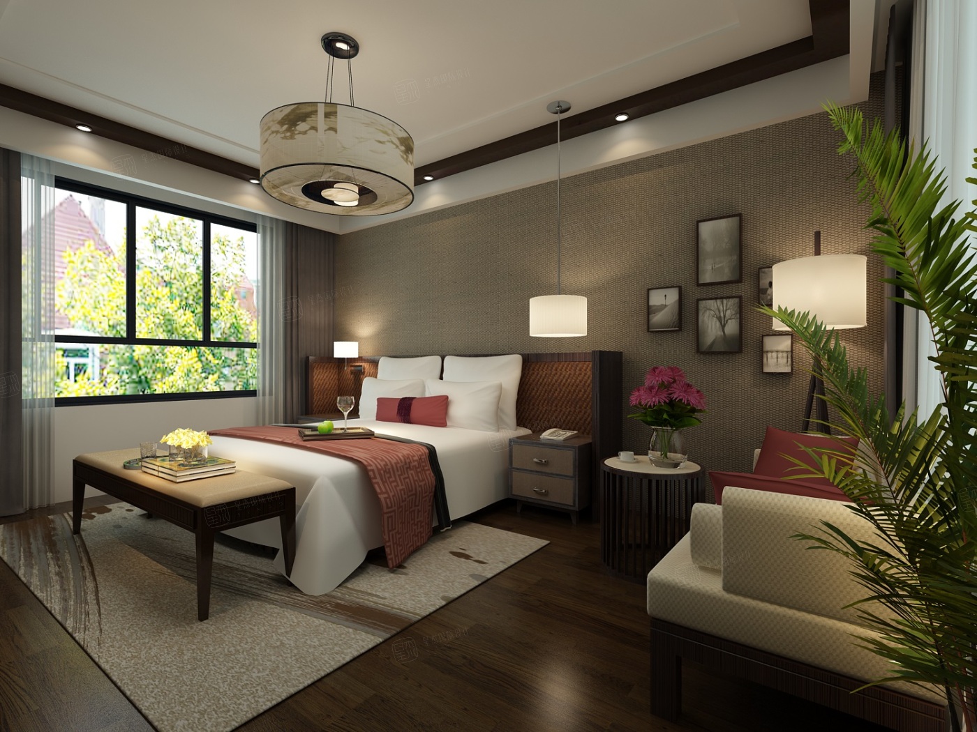 新中式风格-金地长湖湾